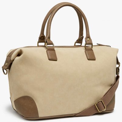 John Lewis Geneva Small Weekend Holdall, Beige